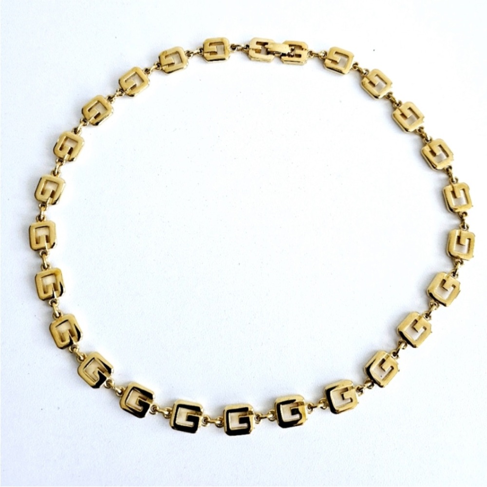 AUTH Givenchy G Logo Necklace